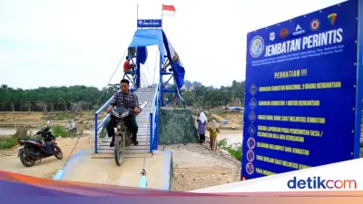 Jembatan Gantung Lubuk Sidup Pulihkan Ekonomi dan Mobilitas di Aceh Tamiang