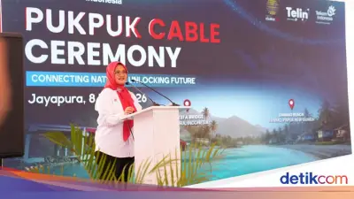 Kabel Laut Pukpuk Resmi Beroperasi, Hubungkan RI-Papua Nugini