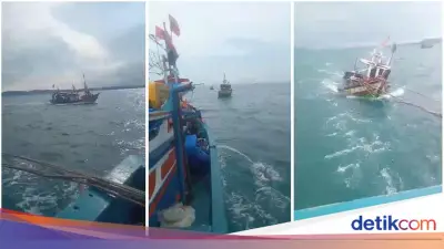 Kapal Nelayan Ditabrak Kargo di Lampung, Satu ABK Hilang
