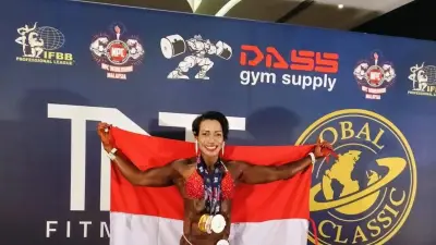 Kapolsek Baguala Iptu Esterlina Raih Emas dan Dua Perak di Binaraga Asia