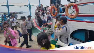 Long Weekend, Polisi Tambah Personel di Dermaga Kepulauan Seribu