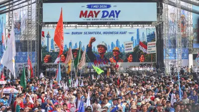 May Day 2026 di Monas, KSPSI Soroti Janji Prabowo yang Ditepati