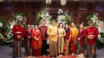 Megawati dan Sultan HB X Hadiri Resepsi Pernikahan Putra Hasto Kristiyanto