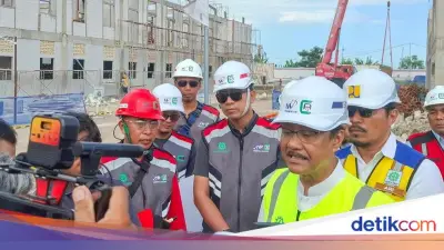 Mensos Tinjau Pembangunan Sekolah Rakyat Surabaya, Target Rampung Juli 2026