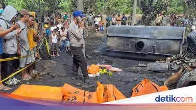 Olah TKP Kecelakaan Bus ALS di Sumsel, Polisi Temukan Tabung Gas dan Motor di Muatan