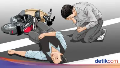 Pemotor Tewas Ditabrak Kijang Innova di Jakbar, Luka Kepala dan Kaki