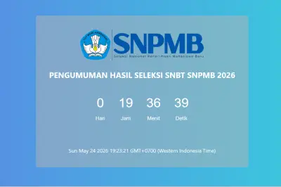 Pengumuman Hasil UTBK SNBT 2026 pada 25 Mei 2026