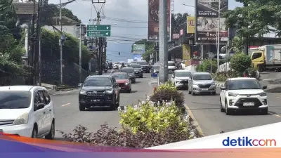 Polisi Berlakukan One Way Arah Jakarta di Puncak Bogor Siang Ini