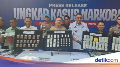 Polres Bogor Ungkap 113 Kasus Narkoba, 155 Tersangka Diamankan