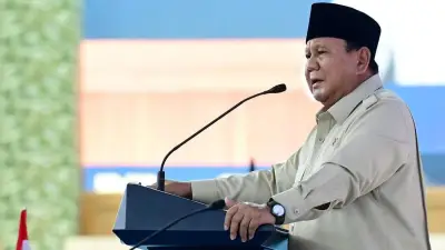 Prabowo Beri Taklimat ke 1.095 Perwira Siswa TNI-Polri di Seskoad