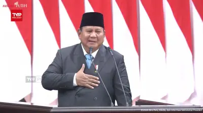 Prabowo Puji dan Hormati PDIP sebagai Oposisi dalam Pidato di DPR