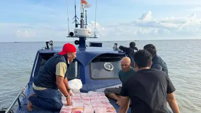 Sabu 30 Kg Asal Malaysia Gagal Edar, Disembunyikan di Lambung Sampan di Asahan