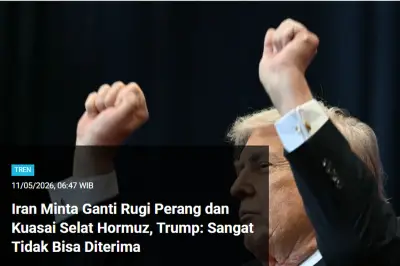 Trump Tolak Tanggapan Iran, Anak Punk Solo Jual Sayur