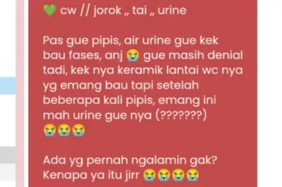 Urine Berbau Feses Tanda Penyakit? Ini Penjelasan Dokter