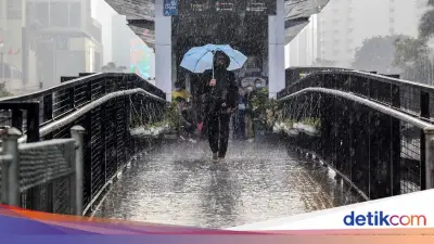 Waspada Hujan Lebat Disertai Petir pada 2-8 Mei 2026, Ini Wilayah Terdampak
