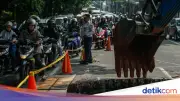 10 Fakta Jalan Amblas di Lenteng Agung Picu Macet Panjang