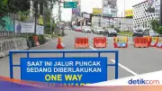 22 Ribu Kendaraan Melintas di Puncak Bogor, One Way Arah Jakarta Diterapkan