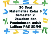 30 Soal Matematika Kelas 3 Semester 2 untuk Latihan Mandiri