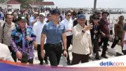 AHY Tinjau Kampung Nelayan Tanjung Kait, Tekankan Infrastruktur Pesisir
