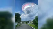 BMKG Ungkap Penyebab Awan Pelangi di Langit Jonggol, Bukan Tanda Badai