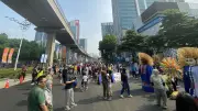 CFD Perdana di Jalan Rasuna Said Membludak, Warga Antusias Olahraga dan Pilah Sampah