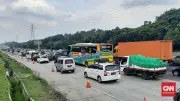 Contraflow Berlaku di KM 23-28 Tol Japek Akibat Perbaikan Jalan
