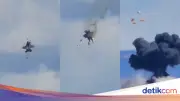 Dua Jet Tempur AS Tabrakan Saat Pertunjukan Udara, Pilot Selamat