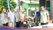 Ema Dapat Becak Baru dari Andre Rosiade Usai Viral Doakan Jemaah Haji