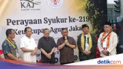 HUT ke-219 KAJ, Pramono Ajak Umat Katolik Dukung Pilah Sampah