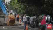 Jalan Amblas Lenteng Agung Dibuka Bertahap, Ada Buka Tutup Jalur Malam Ini