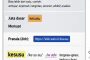 Kata 'Kesusu' Resmi Masuk KBBI, Ini Artinya
