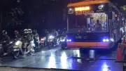 Kondisi Lalu Lintas Terkini di Jalan Ambles Lenteng Agung Mulai Normal