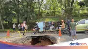 Lalin di Lenteng Agung Dialihkan Imbas Jalan Amblas, Simak Rutenya