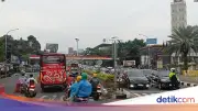 One Way Puncak Bogor Berakhir, Lalin Simpang Gadog Padat