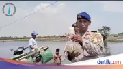 Polairud Polda Metro Tebar 10 Ribu Bibit Bandeng Dukung Ketahanan Pangan