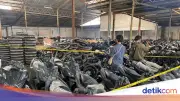 Polda Metro Bongkar Gudang Penadah Ribuan Motor Curian di Jaksel