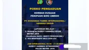Polisi Buka Posko Pengaduan Korban Penipuan Umrah Hanania Group