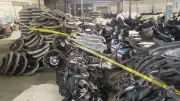 Polisi Gerebek Gudang Penadah 1.494 Motor Ilegal di Jakarta Selatan