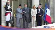 Prabowo Disambut Kenegaraan di Istana Élysée oleh Presiden Macron