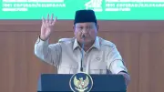 Prabowo Gebrak Podium, Tegaskan Indonesia Bukan Bangsa Kalah