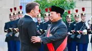 Prabowo Hadiri Jamuan Kenegaraan Macron di Istana Élysée