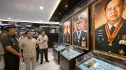 Prabowo Resmikan Renovasi Museum dan Perpustakaan Seskoad di Bandung