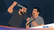 Pria di Jakbar Dibacok Gegara Cekcok Asmara, Pelaku Diburu Polisi
