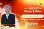 Prof Elfahmi Resmi Jadi Rektor ITERA, Guru Besar Farmasi Jebolan ITB