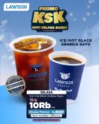 Promo Kopi Lawson: Diskon Spesial Black Arabica Gayo dan Es Kopi Susu