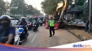 Proyek Galian di TB Simatupang Jaksel Picu Kemacetan Pagi Ini