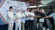 Rohis Pegadaian Tebar 4.500 Paket Daging Kurban, Wujud Kepedulian Idul Adha