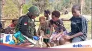 TNI Habema Gelar Pelayanan Kesehatan Serentak di Pedalaman Papua