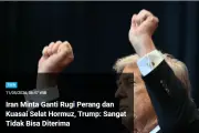 Trump Tolak Tanggapan Iran, Anak Punk Solo Jual Sayur