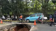 Urai Kemacetan di Jalan Ambles Lenteng Agung, 25 Petugas Dikerahkan